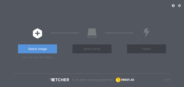 Etcher selection step