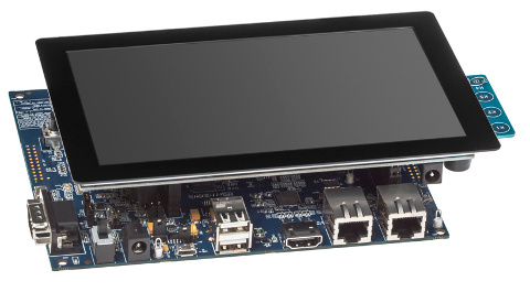 SAMA5D4-EK with 7" LCD display